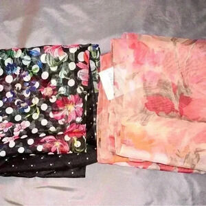 Two Galitzine Scarfs Wraps see pictures (S372)